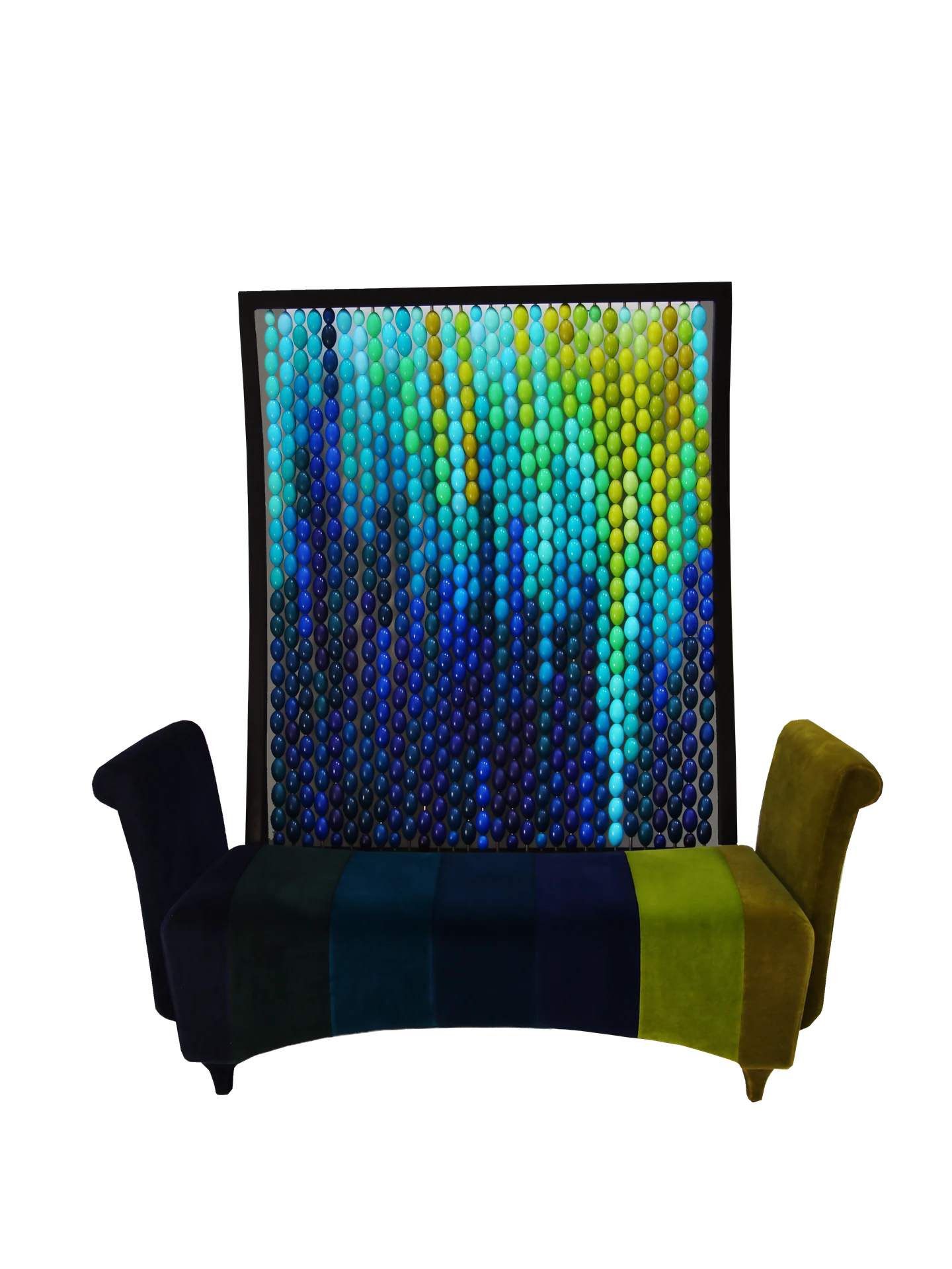 Love Seat in Blue furniture design
