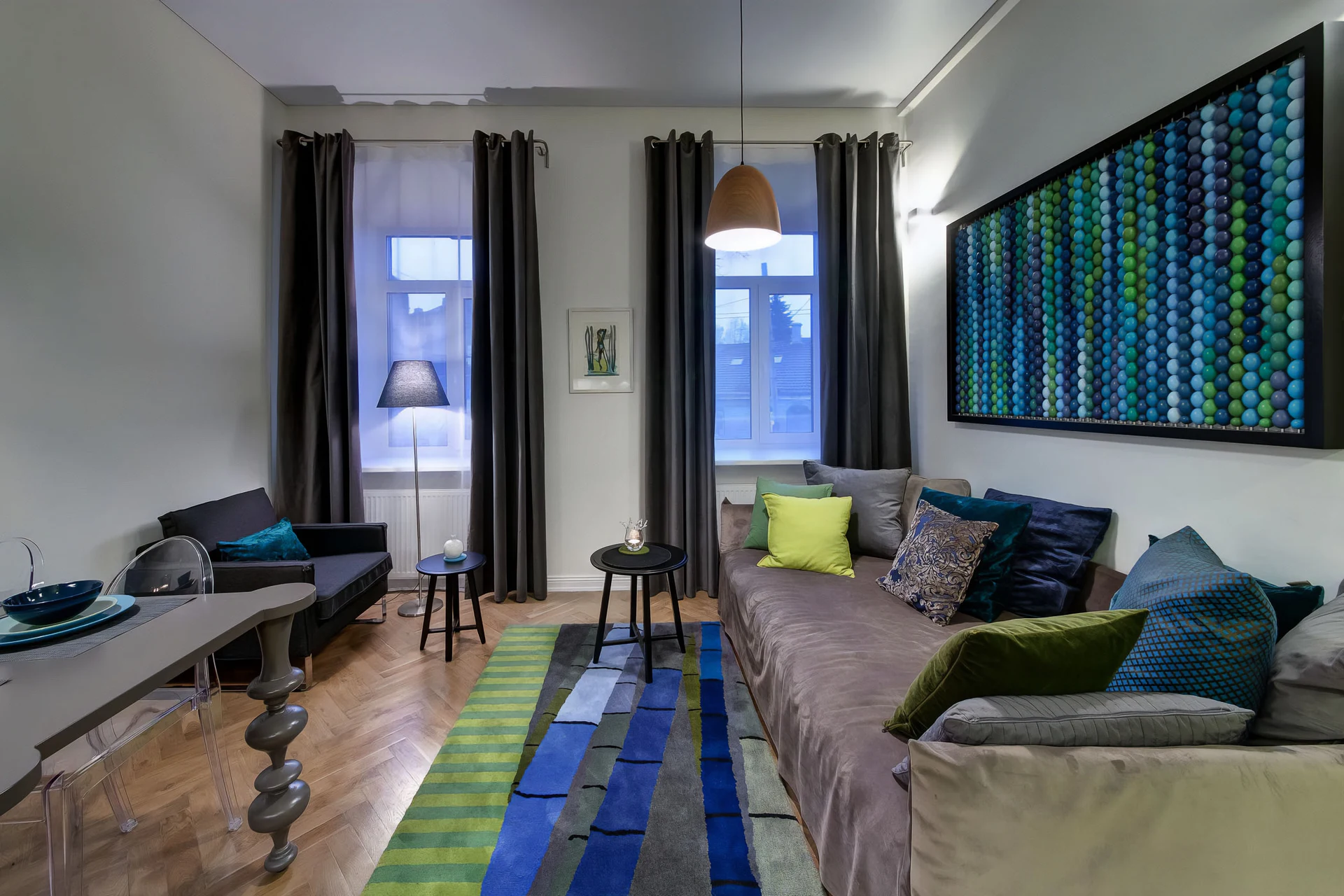 Blue Apartment 2018 interior by be saiko!